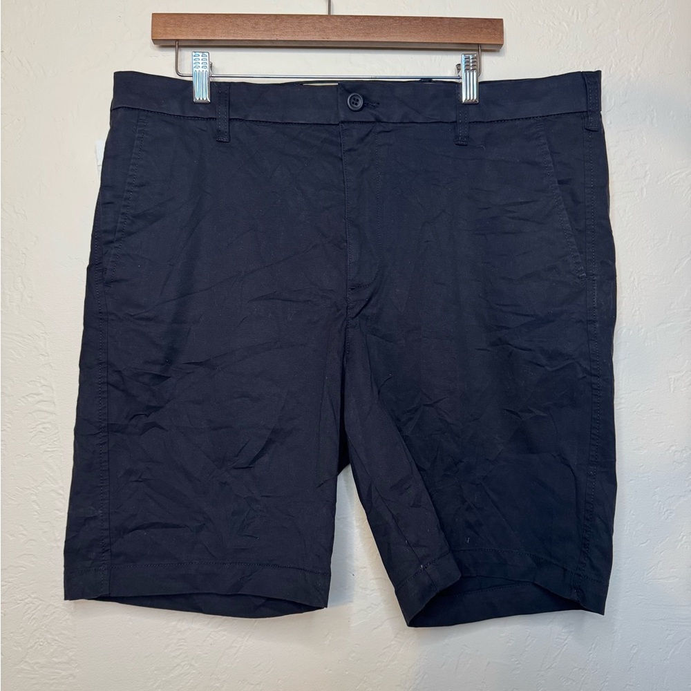 Dockers Dark Blue Flat Front Shorts